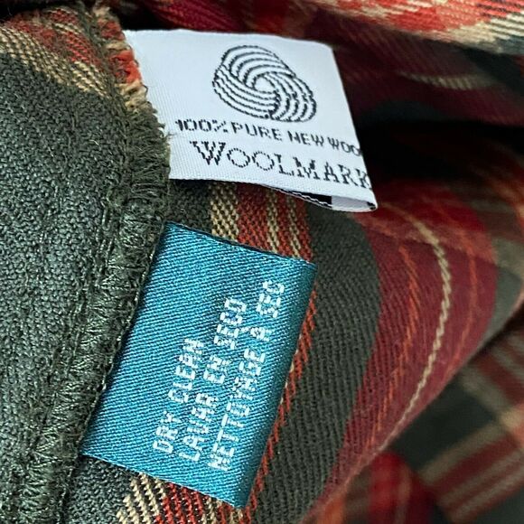 Lauren Ralph Lauren Jacket Plaid Vintage Men's Green Red Tan Full Zip size S - Picture 5 of 12